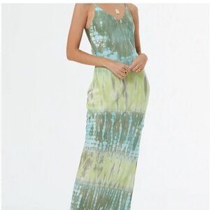 Young Fabulous & Broke NWT Boho Tie-Dye RibbedStretch Cotton Tank  Coverup Dress